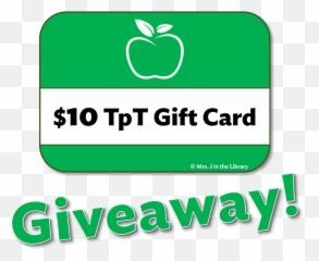 Tpt Giveaway And Cyber Monday Sales Mrs J In The Library - Tpt Gift Card Giveaway Png,Cyber Monday Png