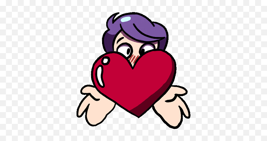 Man Purple Sticker - Man Purple Heart Discover U0026 Share Gifs Girly Png,Purple Heart Transparent
