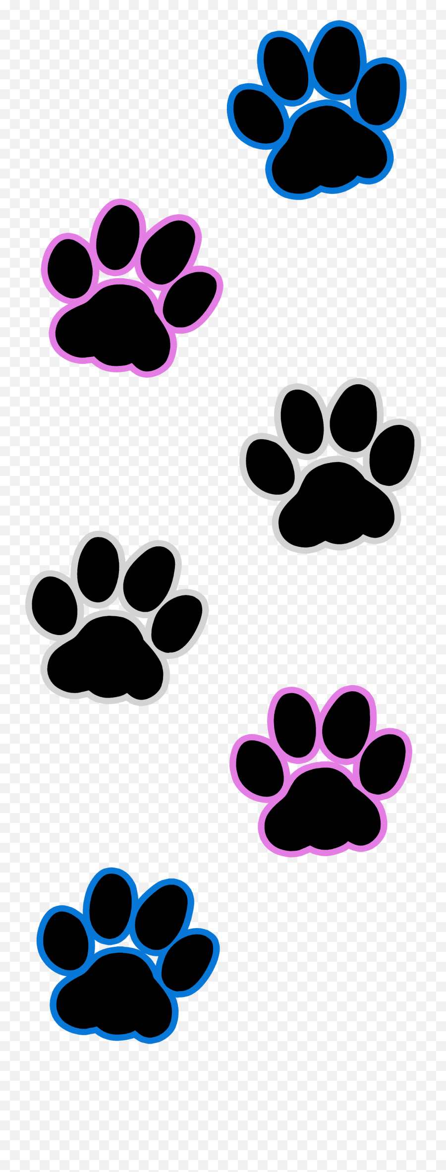 Pawprint Clipart Kitty Transparent Free For - Transparent Paw Print Clip Art Free Png,Cat Paw Transparent