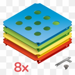 Hole Panel Set Xxl - Quadro Platten Set png