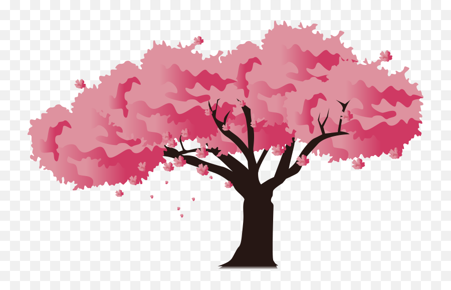 Download Pink Blossom Cherry National Festival Japan Icon Hq - Draw A Japanese Cherry Blossom Tree Png,Cherry Blossom Branch Png