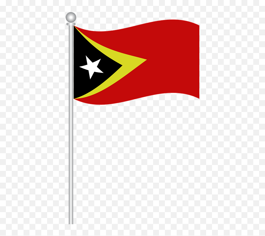 Flag Of East Timor - Free Vector Graphic On Pixabay East Timor Flag Clipart Png,Trinidad Flag Png