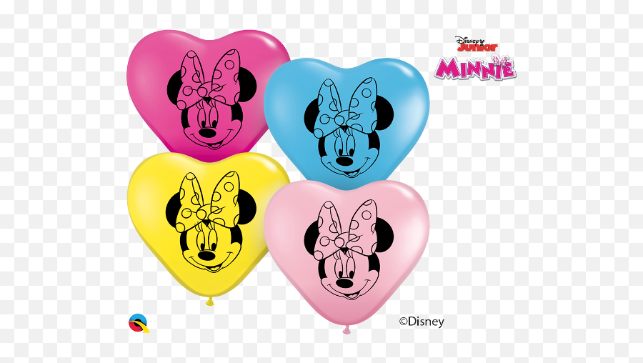 Minnie Mouse Face Latex Balloons - Minnie Png,Minnie Mouse Face Png