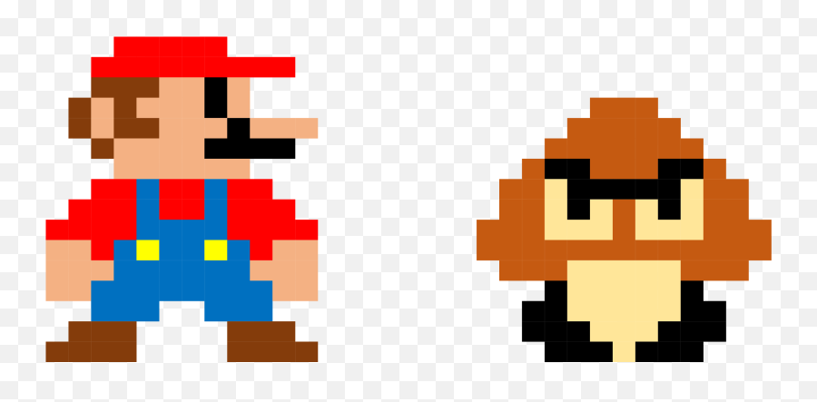 How To Make 8 - Bit Art Using Microsoft Excel When Bored At Work Super Mario Bros Png Pixel,Gambar Icon Microsoft Word