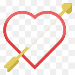 Cupid Arrow Love - Heart png