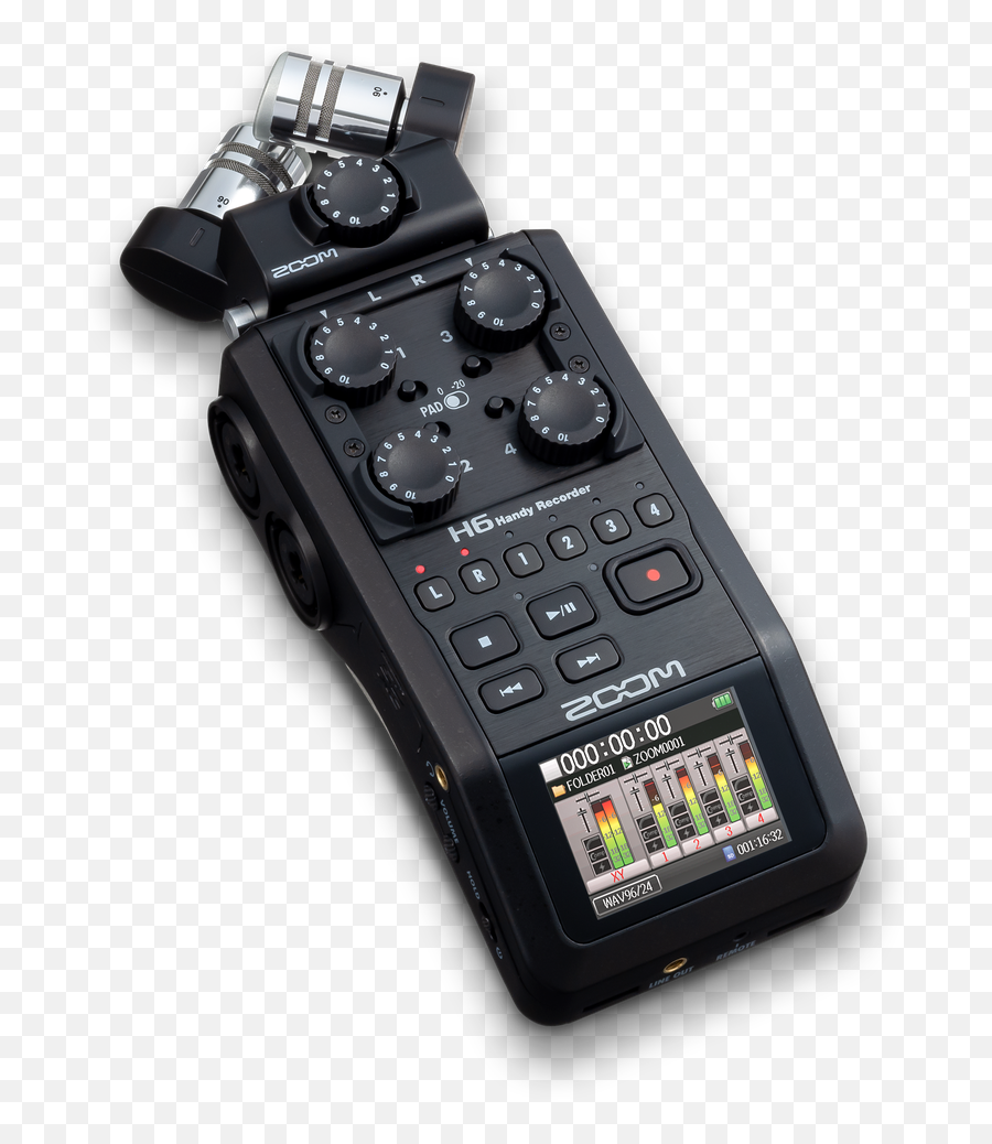 H6 Audio Recorder Zoom - Zoom H6 Png,Voicemeeter Icon