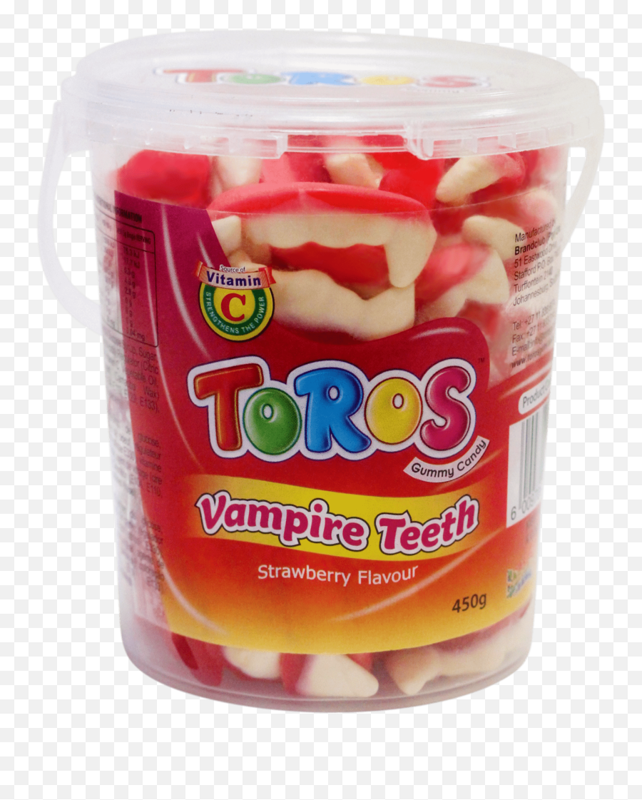 450g Round Tub - Vampire Teeth U2022 Toros Gummy Jelly Fish Products Png,Vampire Teeth Png