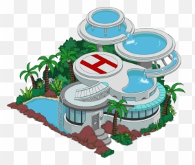 Superheroes Special Radioactive Manu0027s Beach Housethe - Hotel Scandal Gate Simpsons Tapped Out Png,Spiderpig Icon