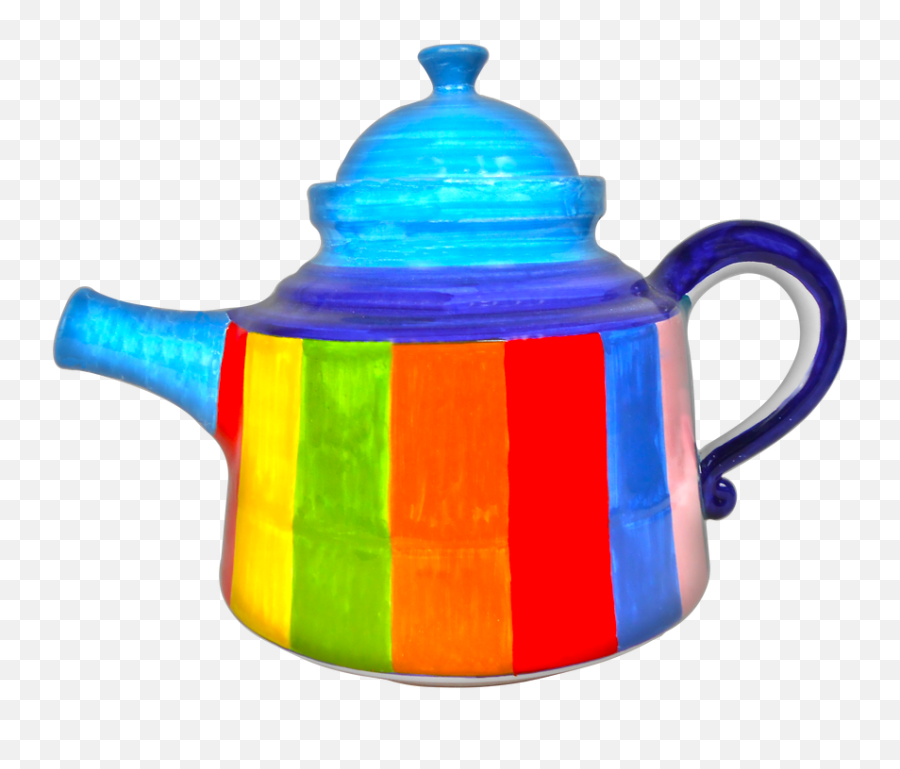 Teapot Rainbow - Lid Png,Tea Pot Icon