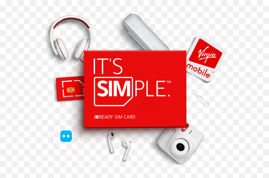 Buy Sim Card Online 60 Minutes Free Delivery Virgin - Virgin Sim Card Uae Png,Virgin Mobile Icon Pack