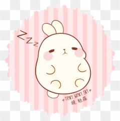 Molang The Fat Rabbit - Molang Fat Png,Molang Png