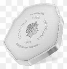 Coins Australia - 2021 Halo Master Chief Helmet 1oz Silver png