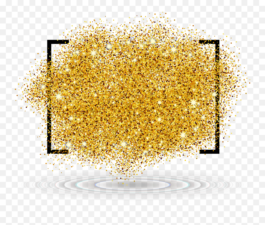 Gold Glitter Border Png - Desktop Wallpaper Clip Art Gold Brush Stroke Png  Gold,Gold Bow Transparent Background - free transparent png images -  