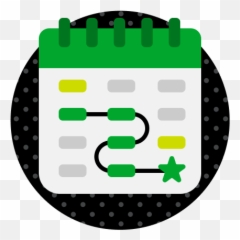 2022 Monthly Calendar Template Evernote - Dot png