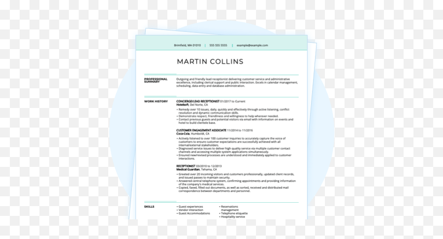 30 Resume Samples And Examples Thatu0027ll Get You Hired - Job Examples Of Resumes Png,Website Icon For Resume