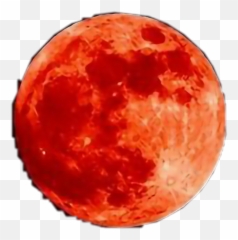 Bloodmoon Lunar Red Moon Eclipse Freetoedit - 2000 Mm Blue Moon Png,Blood Moon Png