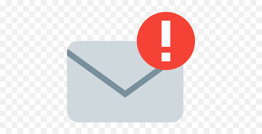 Important Mail Icon In Color Style - Horizontal Png,Red Mail Icon