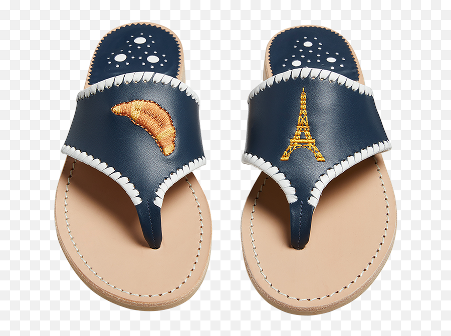 Embroidered Paris Sandal - Open Toe Png,Carolina Panthers Icon