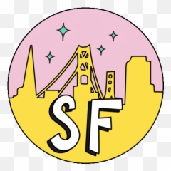 San Francisco Sf Sticker - Golden Gate Gif png