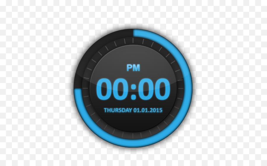 Dashing Blue Hd Digital Clock Apk 13 - Download Apk Latest Png,Dashing Icon