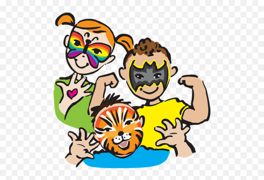 Face Painting Vector - Face Painting Transparent Png,Painting Png