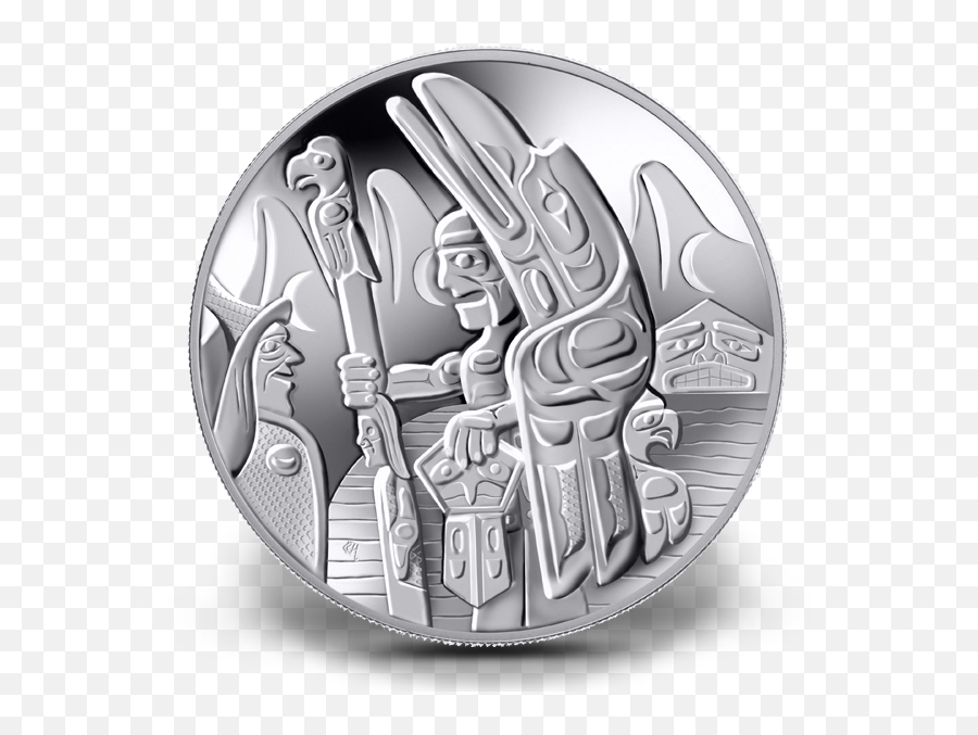 30 - Sterling Silver Coin Totem Pole 2005 The Royal 2005 Sterling Silver Totem Pole Coin Png,Totem Pole Png