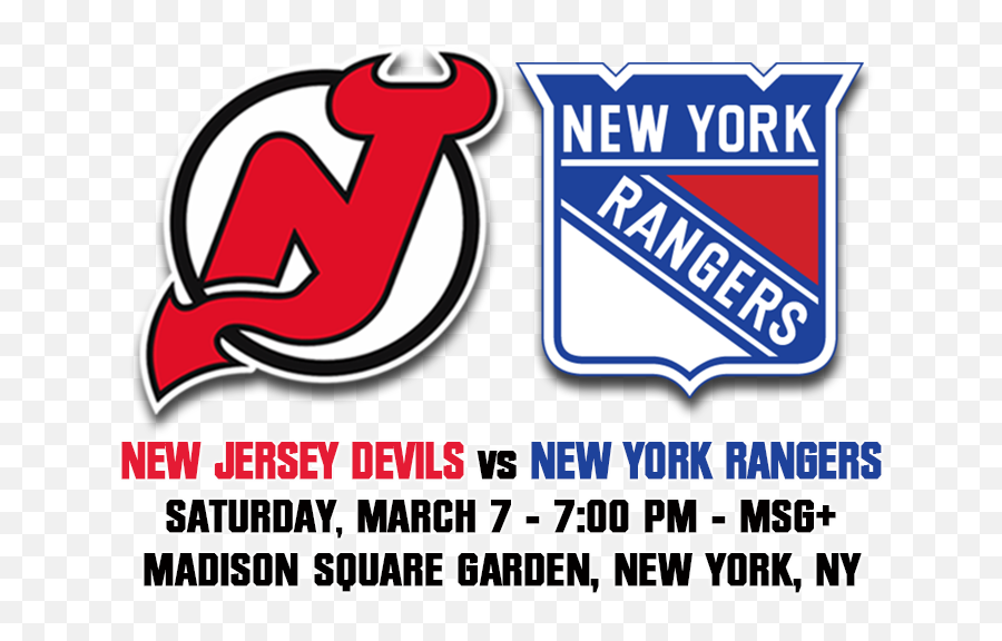 00 Pm - New York Rangers Png,New Jersey Devils Logo Png