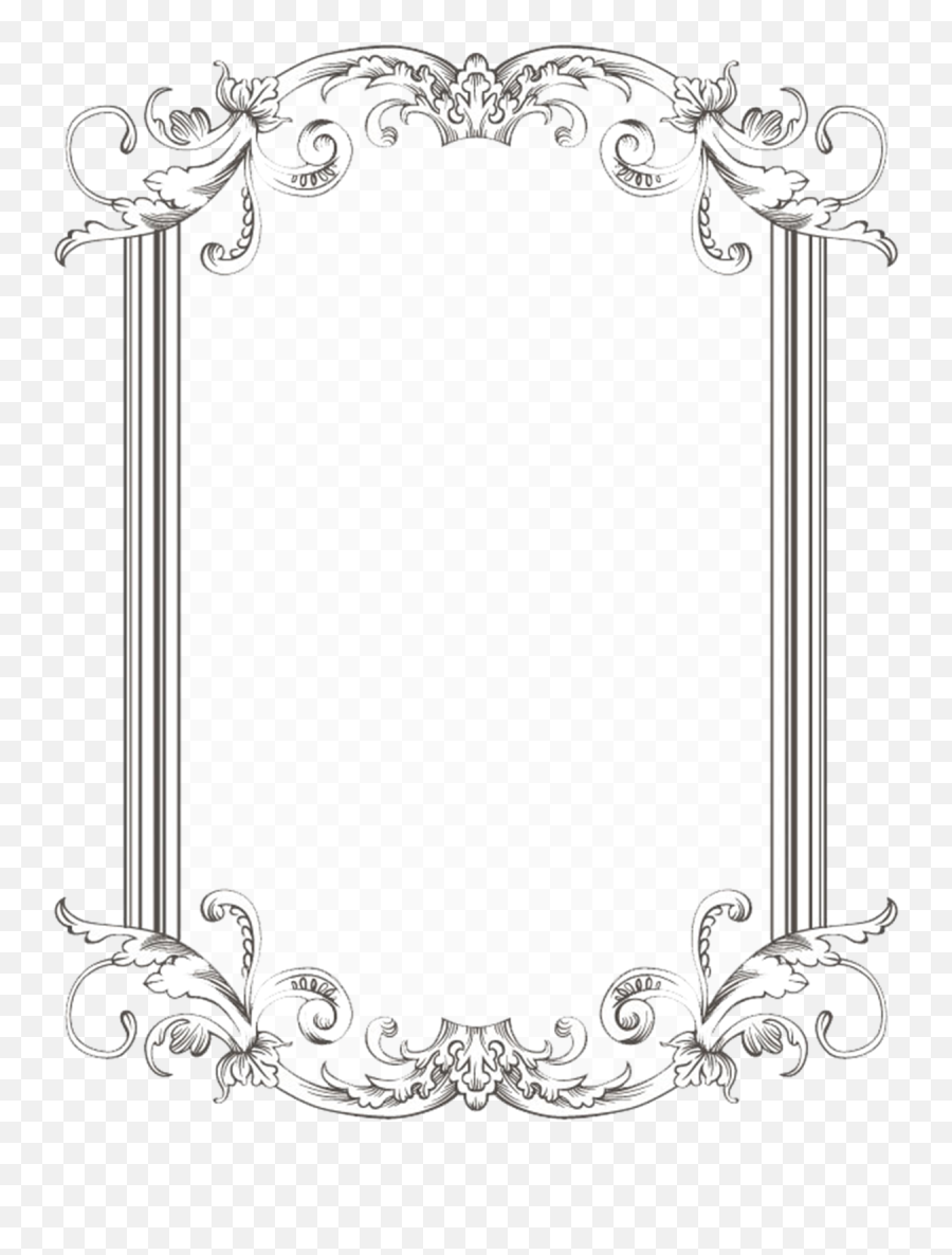 Browse And Download Vintage Frame Png Pictures 30389 - Free Black And Silver Borders,Black Frame Png