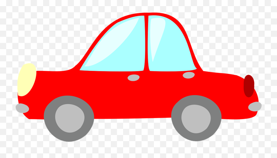 Car Ride Transportation - Free Vector Graphic On Pixabay Red Car Png Clip Art,Headlights Png