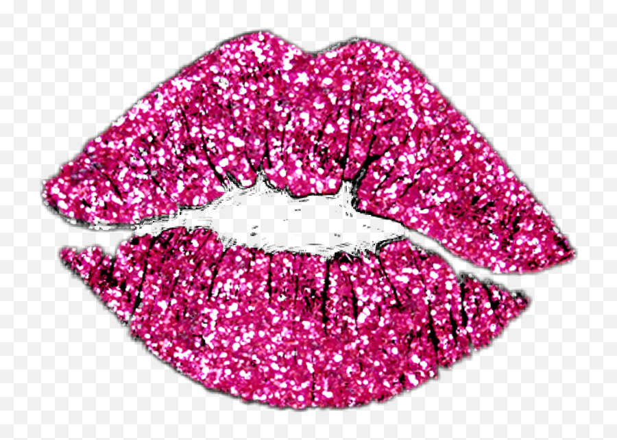 Lips Clipart Glitter Transparent Free For - Glitter Lips Png,Lips Clipart Transparent Background