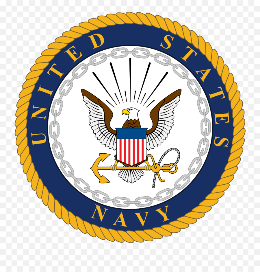 Military Logo Images Free Download Transparnt Us - United States Navy Emblem Vector Png,Wikipedia Logo Png