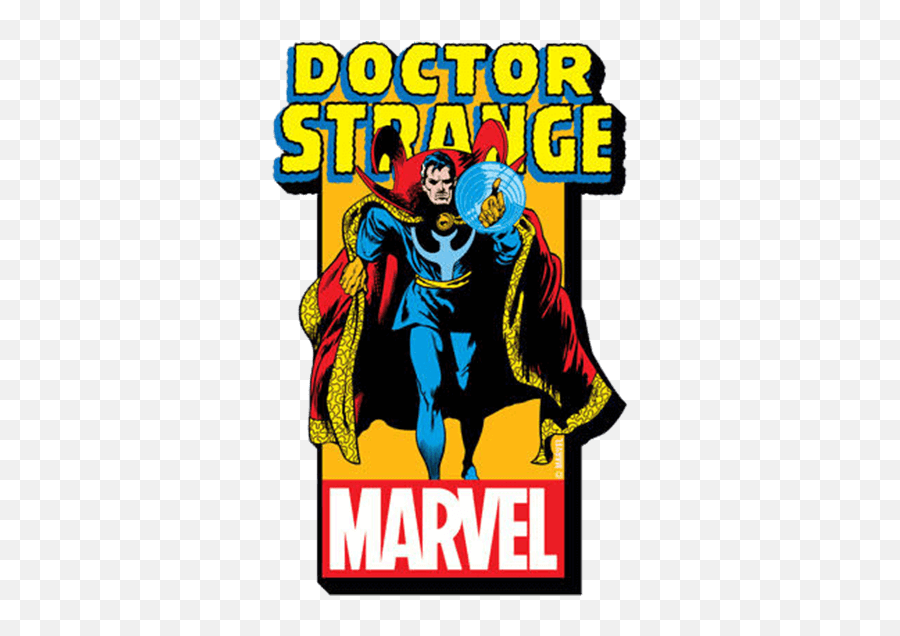 Download Doctor Strange Logo Magnet - Classic Marvel Comic Marvel Doctor Strange Comic Logo Png,Dr Strange Transparent