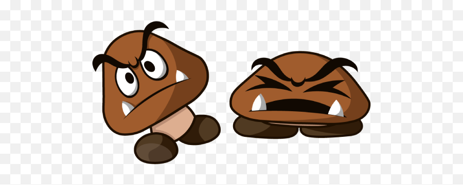 Super Mario Goomba Cursor - Clip Art Png,Goomba Png