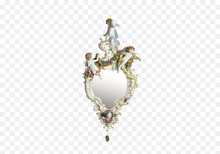 Meissen Exclusive Collection Mirror Frame - Heart Png,Mirror Frame Png