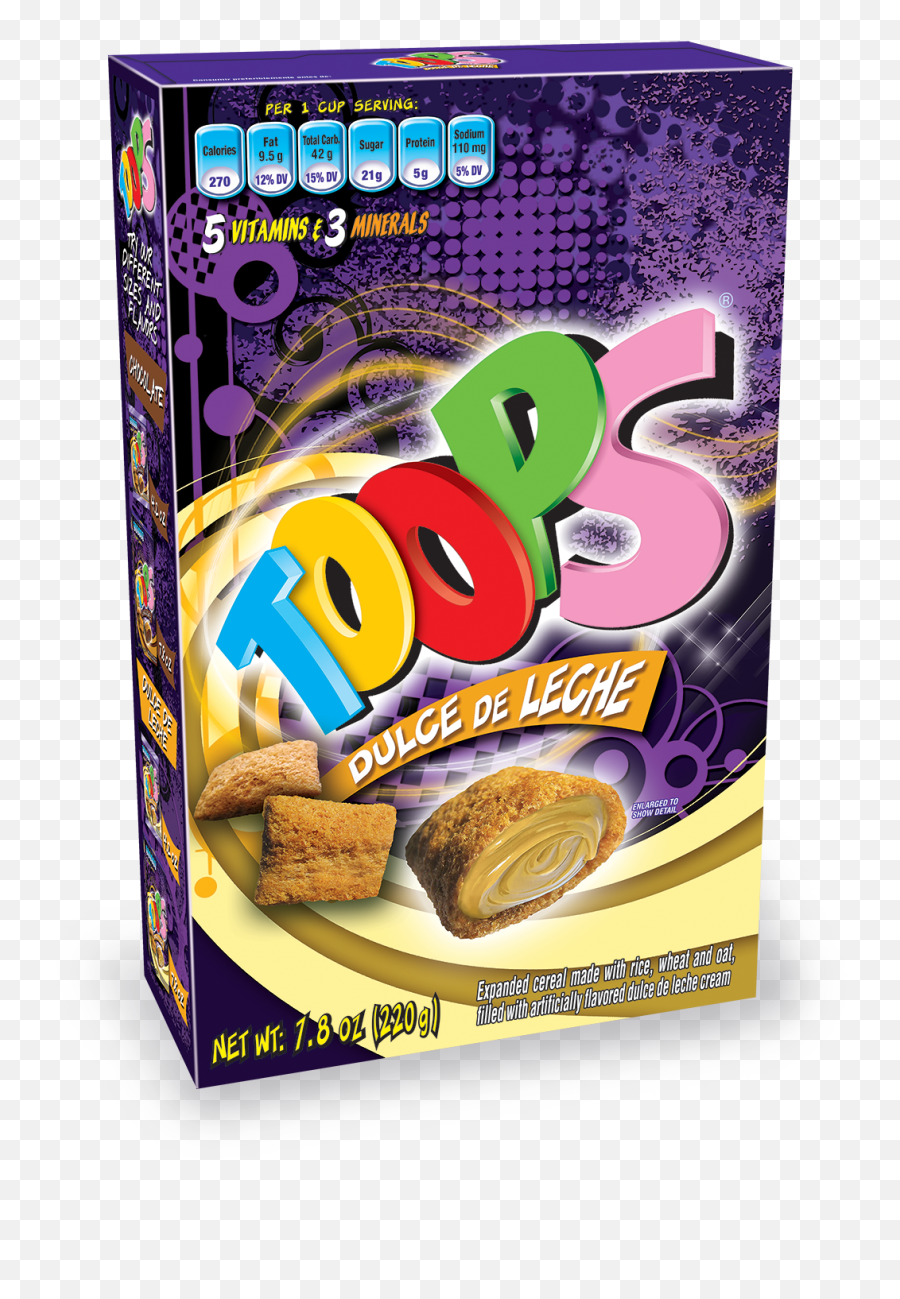 Toops 78oz Dulce De Leche Case Of 12 - Toops Cereal Png,Leche Png