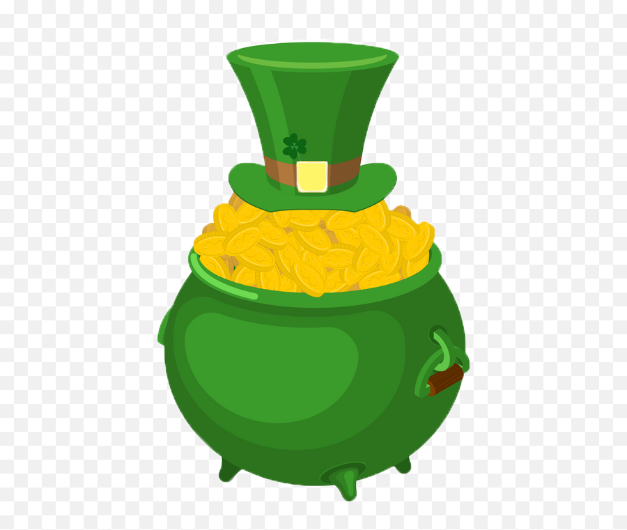 Pot Of Gold Png - Irish Luck Pot Png,Pot Of Gold Png