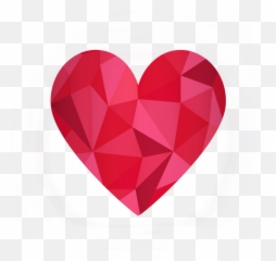 Download Heart Diamond Geometry Euclidean Vector Red Clipart - Diamond Heart Vector Png,Red Diamond Png