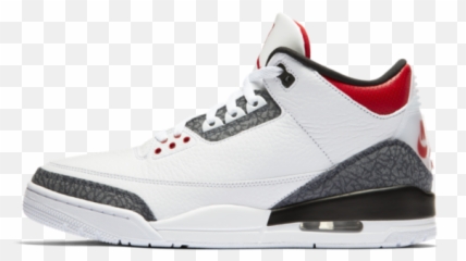 The Air Jordan 3 Se Denim Fire Red Is - Jordan 3 Fire Red Png,Jordan Transparent