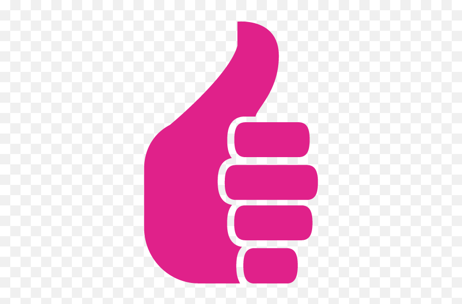 Barbie Pink Thumbs Up 3 Icon - Free Barbie Pink Thumbs Up Icons Pink Thumbs Up Clipart Png,Thumbs Png