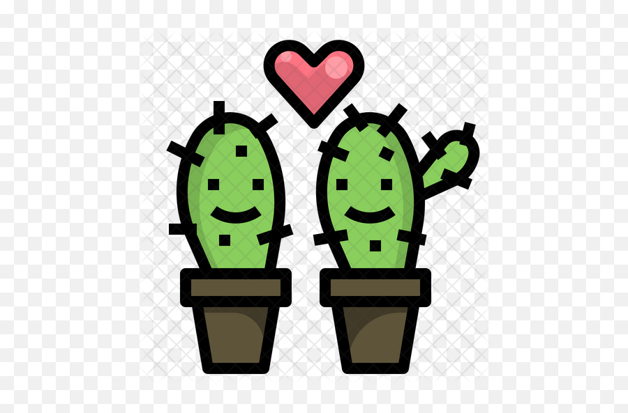 Cactus Icon - Cactus Love Cartoon Png,Cute Cactus Png