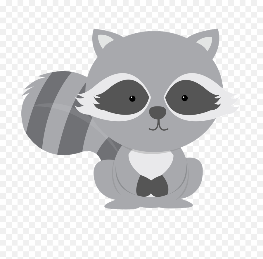 Png Free Stock Minus Say Hello - Woodland Animals Clip Art Raccoon,Raccoon Transparent Background