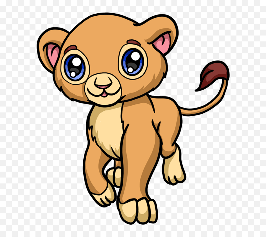 Learn How To Draw Baby Lion - Easy Draw Everything Baby Lion Drawing Easy Png,Baby Lion Png