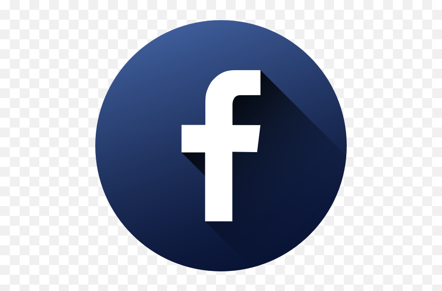 Long Shadow - High Quality Facebook Logo Png,Facebook Logo High Res