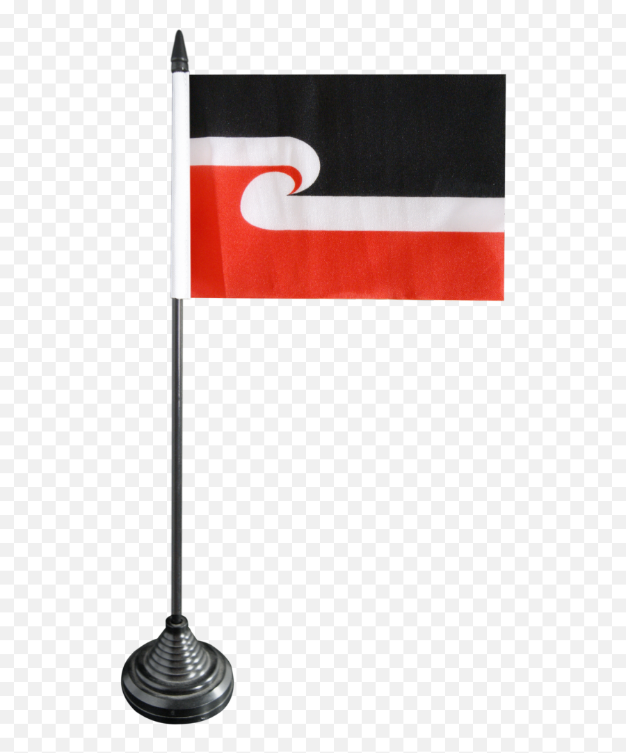 New Zealand Maori Table Flag - Flagpole Png,New Zealand Flag Png