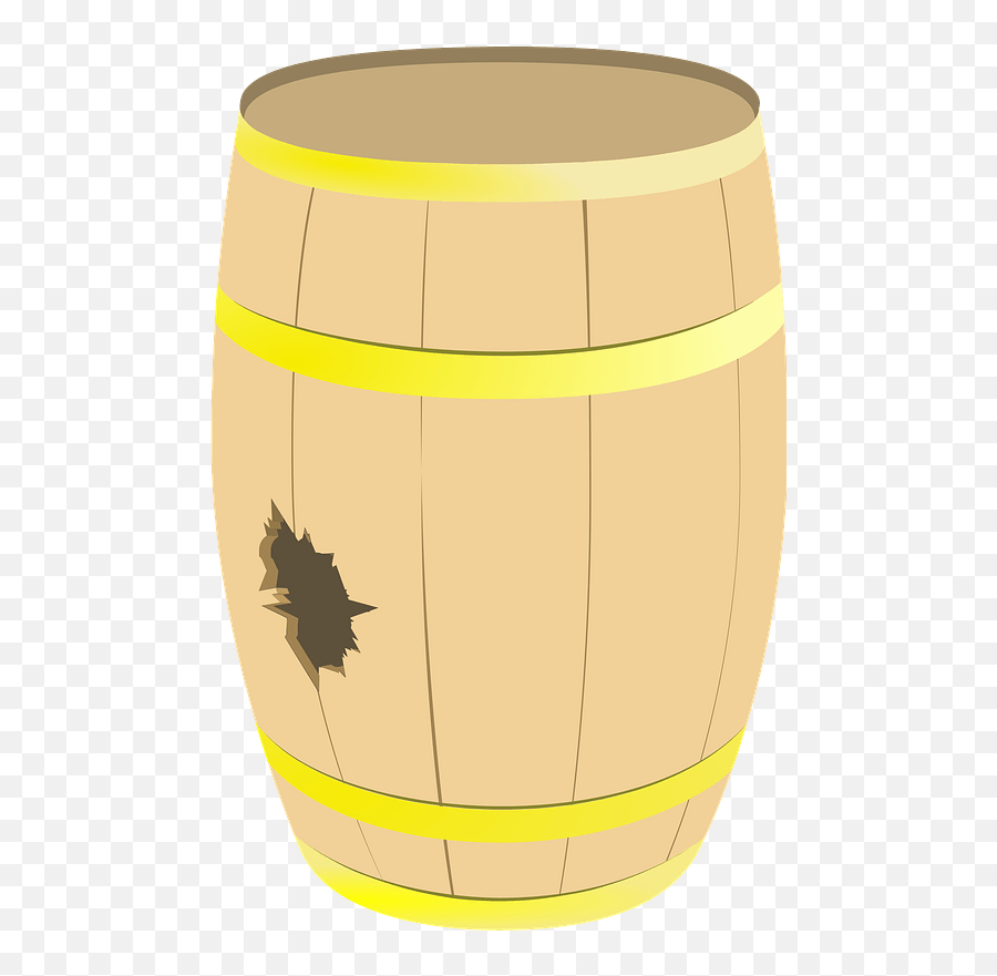 Broken Wooden Barrel Clipart - Stave Png,Barrel Png