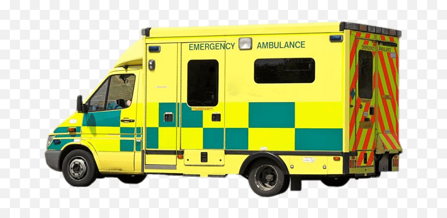 Yellow Ambulance Transparent Png - Ambulance Clipart British,Ambulance Png