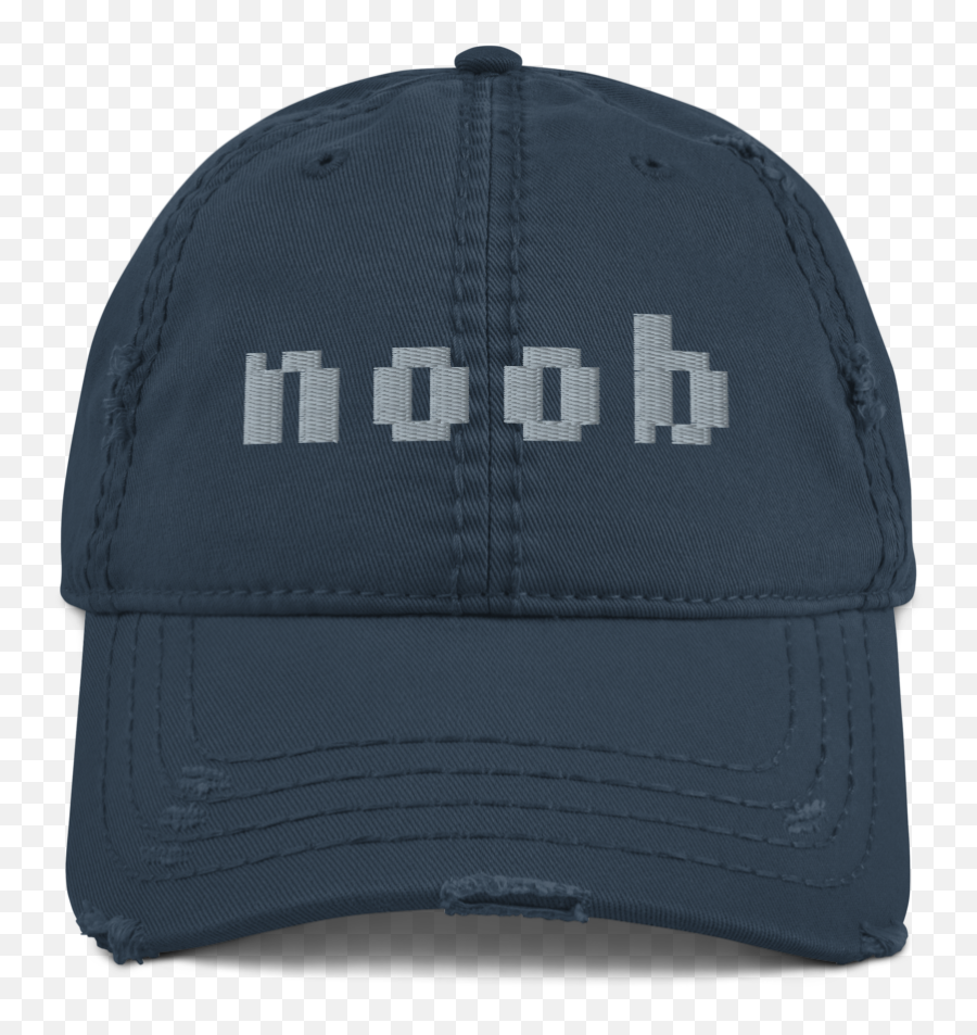 Distressed Dad Hat Noob Embroidery - For Baseball Png,Noob Png