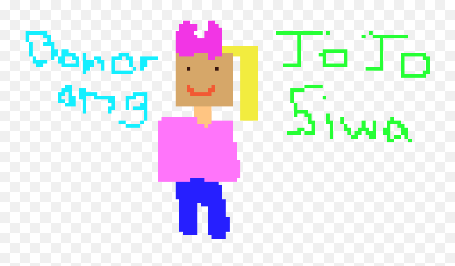 Jojo Siwa Pixel Art Maker - Fictional Character Png,Jojo Siwa Png
