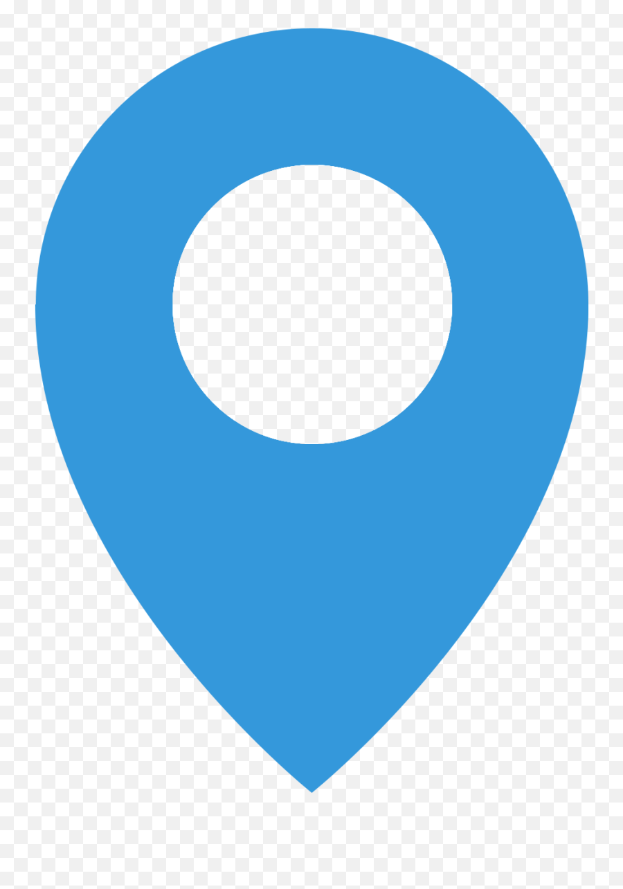 Download Hd Icon Contact Flat Web Business Symbol - Blue Transparent Location Symbol Png,Location Icon Png