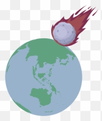 Meteor Falling - Clipart Png
